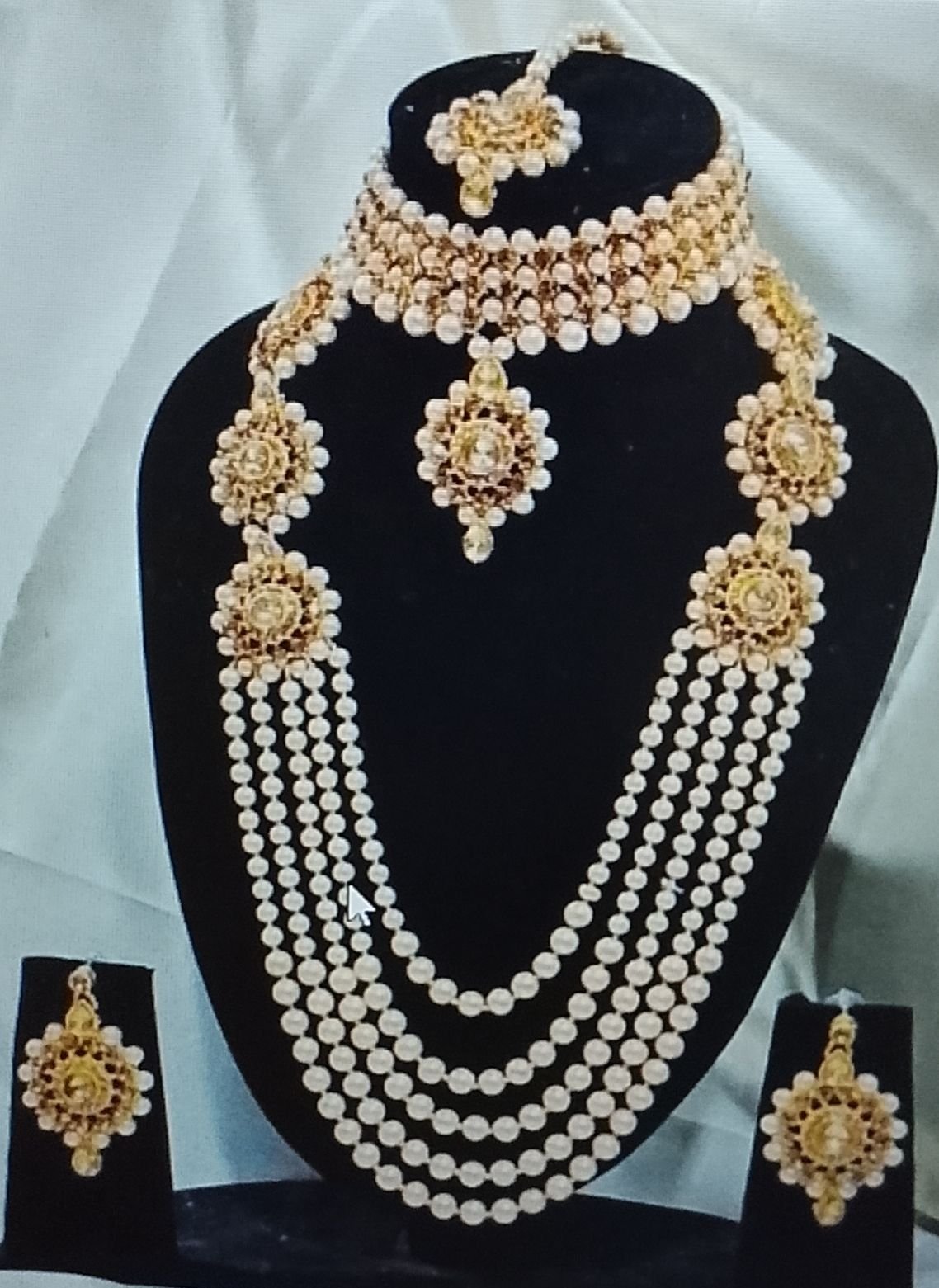 Grazy Copper Gold Jewel Set
